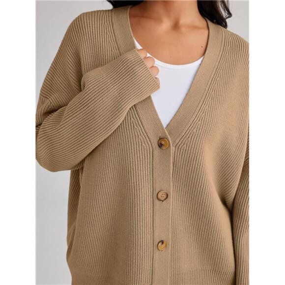 Cardigan Sweaters for Women 2025 Summer Fashion Oversized Lightweight - Picture 2 of 5